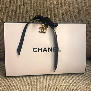 Authentic CHANEL CC Charm Gift Bag